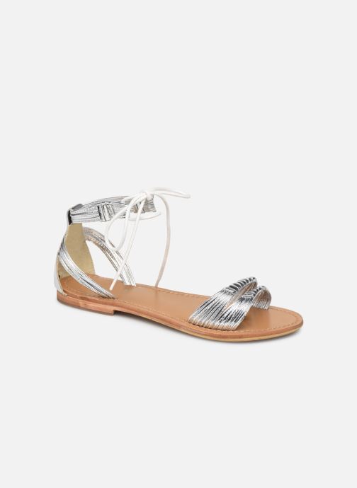 Blanc Sun Aitu (Argent) - Sandales et nu-pieds chez Blanc Sun Aitu (Argent) - Sandales et nu-pieds chez